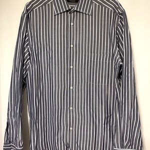 Tindari mens long sleeved button down dress shirt size 41-16